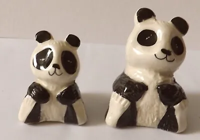 Buy Philip Laureston Babbacombe Pottery Panda Figures Numbered 80 And 81 - Used • 12.95£