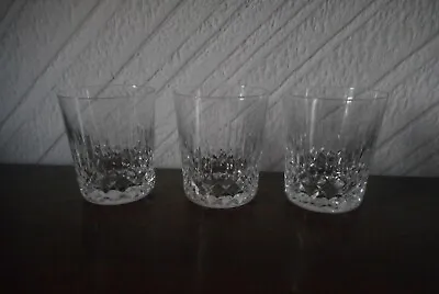Buy Edinburgh Crystal 'Appin' Whisky Glasses X 3, Height 7.5cm Dia. 6.5cm, Signed • 25£