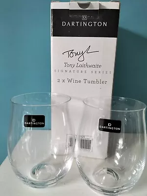 Buy Dartington  Wine Tumblers  Signature Series By Tony Laithwaite X 2 • 10£