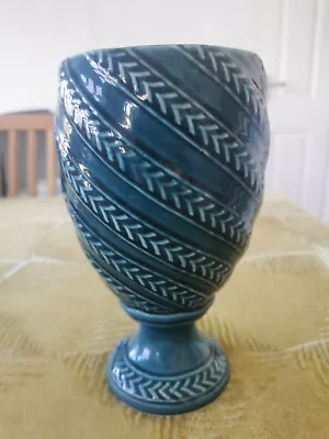 Buy Dartmouth Pottery Blue Goblet Style Vase • 15£