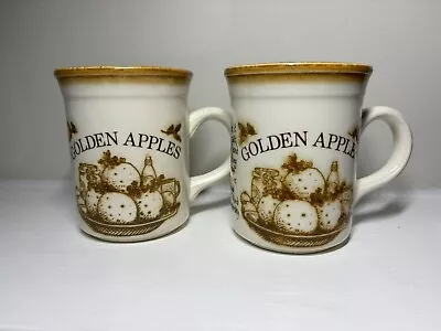 Buy Biltons Made In England Pottery Recipe Mug Golden Apples Vintage Cups Mugs X2 • 13.99£