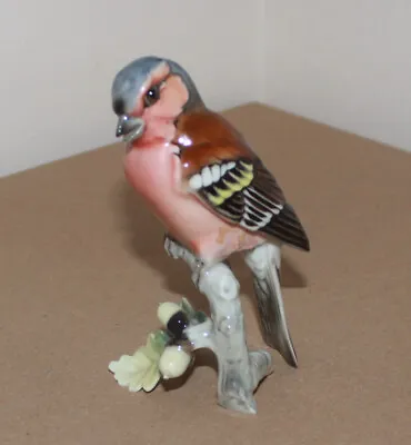 Buy Vintage Hutschenreuther Porcelain Figurine Bird On Branch U. Netzsch 4.6  Tall • 52.16£
