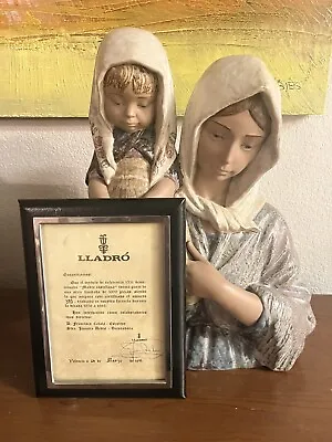 Buy Lladro Retired 1981 “My Baby Lladro”. Madre Castellana, #370/1000 W/ Certificate • 757.19£