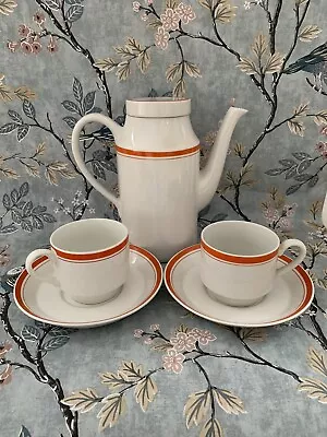 Buy Vintage Midwinter Habitat Coffee Pot Cups And Saucers 1960s • 35.99£