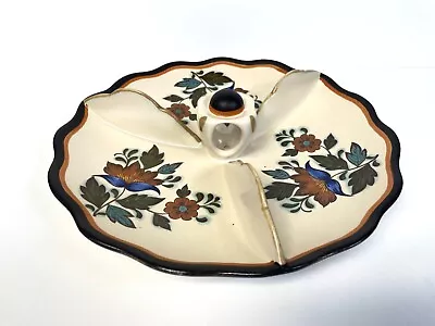 Buy Flora Gouda Plateel Holland Handwerk Art Pottery Divided Hors Devours Bowl Dish • 33£