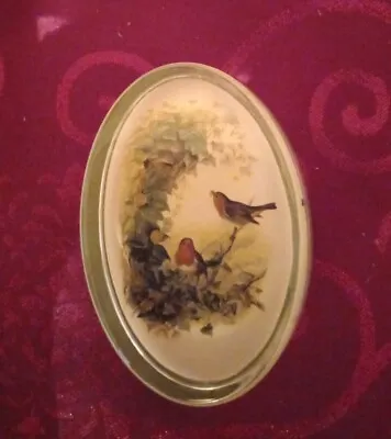 Buy Glass Paperweight 2 Robins • 9.99£