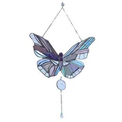 Buy Stained Glass Diamond Painting Kits Hand Printed Sun Catcher Hanging Butterfly • 8.70£