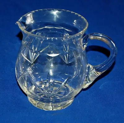 Buy Vintage Crystal Cut Glass Water, Lemonade Jug, Pitcher,  2 Pint Capacity B • 24.99£