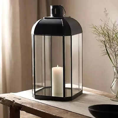 Buy The White Company Large Chesterton Octagonal Lantern Candle Holder Glass Grey • 8.50£