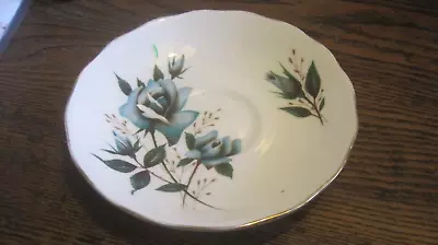 Buy Queen Anne Bone China MADE IN England BLUE ROSES SAUCER-REPLACEMENT PIECE • 4.73£