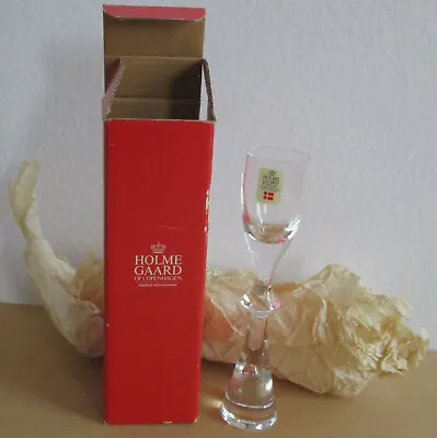Buy Vintage Holmegaard Prince Cordial Schnapps Sherry Glass Bubble Denmark Boxed • 30.85£