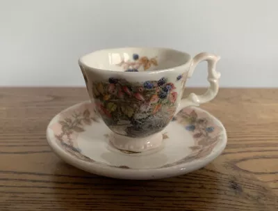 Buy Royal Doulton Brambly Hedge Spring Miniature Cup & Saucer • 14£
