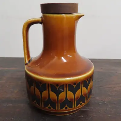 Buy Vintage Hornsea Heirloom Pattern Brown Pottery Vinaigrette Bottle John Clappison • 9.95£