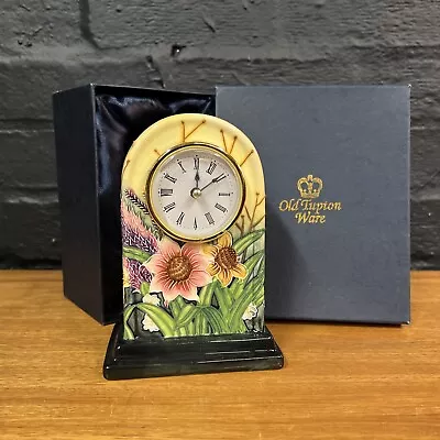 Buy Classic Old Tupton Ware Ceramic Hand Painted Clock TW1144 Boxed B188 • 29.99£