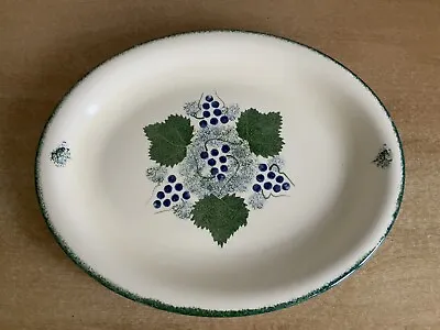 Buy Poole Handpainted Pottery Vineyard Grapes - Large 36 Cm Oval Platter • 20£