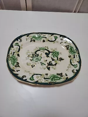 Buy Vintage Made In England Madon Chartreuse Oval Serving Platter • 55.71£