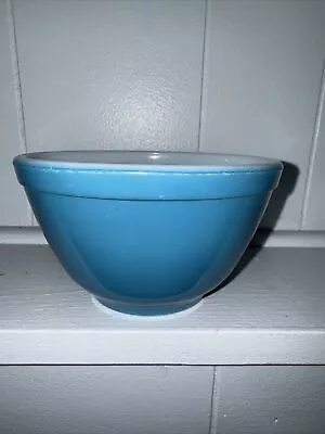 Buy Vintage Pyrex Primary Colors #401 Blue 1.5 Pint Small Nesting Mixing Bowl • 23.58£