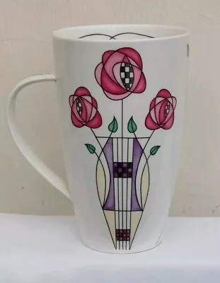 Buy Dunoon Mackintosh Style Glasgow Rose Bone China 6  Tall Mug Vgc Free Uk P&p!! • 18.99£
