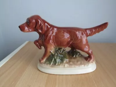 Buy Vintage Red Setter Hunting Dog By Kingston Pottery • 10£