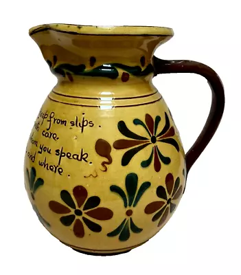 Buy Torquay Ware, Aller Vale Pottery,  Large  Kerswell Daisy  JUG • 85£