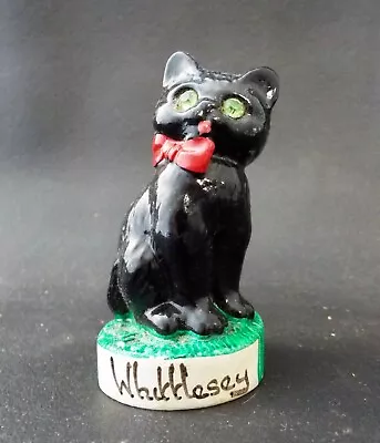 Buy Vintage Manor Ware Black Cat - Whittlesey Souvenir - Green Crystal Eyes • 17.99£