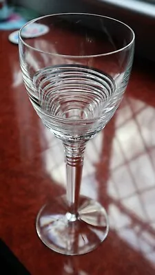 Buy 1 Stuart Crystal  Strata  Wine Glass By Jasper Conran Super Condition 25cm Tall • 60£