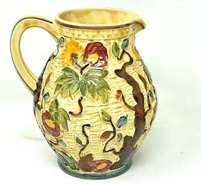 Buy SCHMID Indian Tree PITCHER Hand Painted England  8.5  Ceramic Pottery • 23.62£