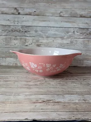 Buy Vintage PYREX 444 Pink Gooseberry Mixing Bowl 4 Qt Cinderella Nesting Bowl • 55.98£