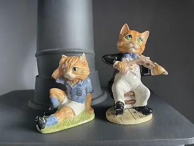 Buy Two Beswick Felines: Mee Ouch FF2 And Cat And The Fiddle DNR4 Limited Editions • 8£