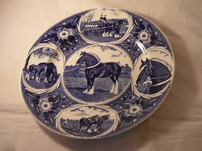 Buy Vintage Gray Cooper & J H Weatherby & Sons Shire Horse Decorative Plate 25cms • 9.99£