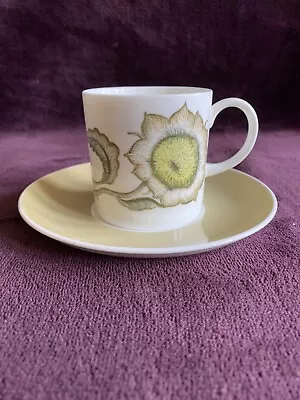 Buy Susie Cooper Wedgwood Sunflower Coffee Cup & Saucer • 7.50£