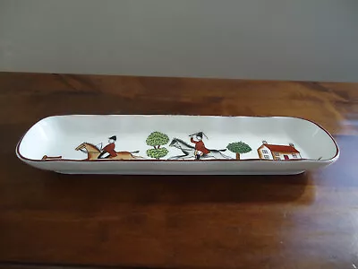 Buy Crown Staffordshire “ Hunting Scene “ Bone China Pen, Pin Or Sweets Tray. • 8.50£