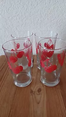 Buy Vintage Set Of Anchor Hocking Cherry Juice Glasses 5  • 16.98£