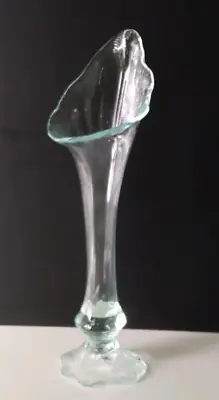 Buy Studio Art Glass Light Aqua 18.75  Blown Glass Swung Vase • 14.41£