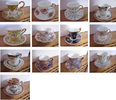 Buy Miniature Cup & Saucer Set By Mayfair/past Times & Regal • 9.99£