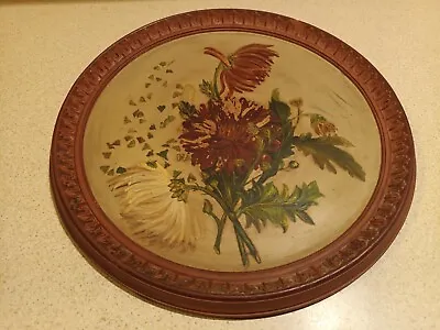 Buy Vintage Hand Painted Wall Plate By Watcombe Torquay Terracotta Ware England • 10£