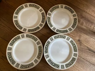 Buy 4 X Vintage Alfred Meakin Pottery Glo-White Dinner Plates Berkeley  25cm / 10  • 21.95£