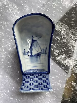 Buy Dutch Delft Porcelain Ornament In The Shape Of A Lawn  Chair • 8£