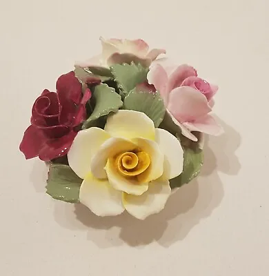Buy Aynsley June Rose Flower Posy Hand Modelled Hand Painted Fine Bone China • 5£