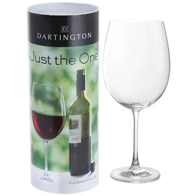 Buy Dartington Crystal Red Wine Glass Just The One Collection Holds A Full Bottle! • 14.99£