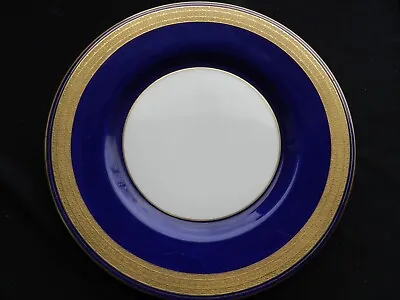 Buy Royal Doulton Cobalt Blue And Tooled Gold H3351 Dinner Plate - 26.5cm • 14.99£