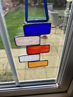Buy Rainbow Sun Catcher Stained Glass Large Multi Colour Coral Hand  Made Bespoke • 19.99£