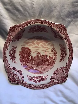 Buy Johnson Brothers England China Dishes 3 Pcs Pink White 2 Small Platters 1 Bowl • 20.82£