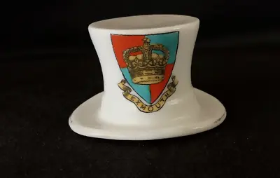 Buy Crested China - EXMOUTH Crest - Top Hat - Arcadian. • 5.60£