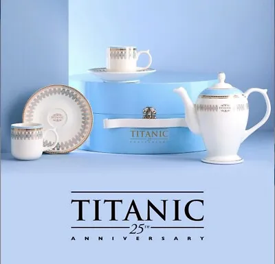 Buy Disney Parks Titanic 25th Anniversary Fine Bone China Tea Set • 189£