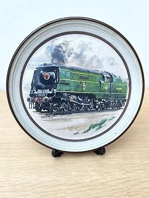 Buy Purbeck Pottery Collectors Plate - Derick Bown- Sir Winston Churchill Locomotive • 2.99£