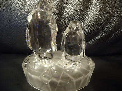 Buy Penguins Ornament Figurine Crystal RCR Animals Sculpture -419 • 20£