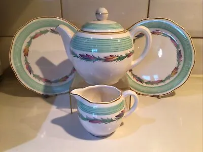 Buy Vintage - Crown Ducal - Art Deco - Teapot  (Charlotte Rhead?) • 15£