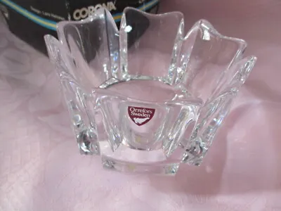 Buy SIGNED Orrefors Swedish Glass Crystal Bowl With Original Box.SKAL BOWL • 24.95£