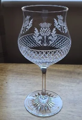 Buy New Edinburgh Thistle Design Hand Cut & Polished 18oz Goblet/Water/Gin Glass  • 75£